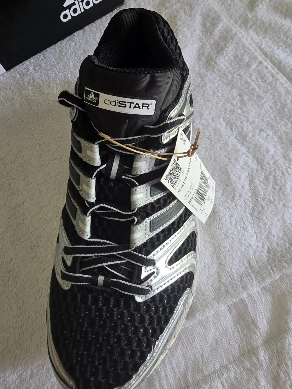 adidas Adistar Control 5 Black/Silver Metallic - NWT 6Y-7W